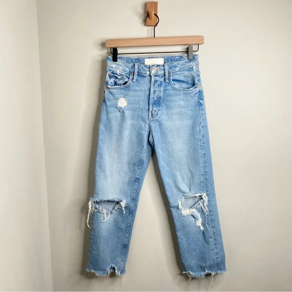 Mother Superior The Tomcat Ankle Length Straight Leg Jeans - Picture 3 of 11